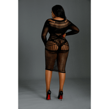 Carregar imagem no visualizador da galeria, Vestido comprido com mangas - Plus Size - 03 -  Moonlight
