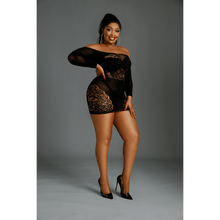 Carregar imagem no visualizador da galeria, Mini vestido com manga comprida - Plus Size - 07 -  Moonlight
