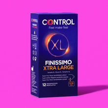 Carregar imagem no visualizador da galeria, 12 Preservativos Finissimo Extra large - CONTROL
