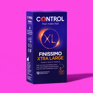 12 Preservativos Finissimo Extra large - CONTROL