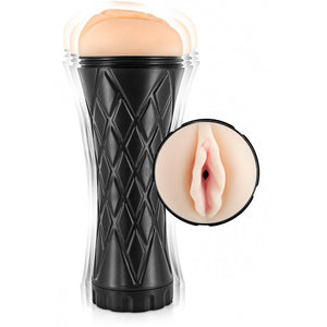 Masturbador Masculino Vagina com Vibração Real Cup