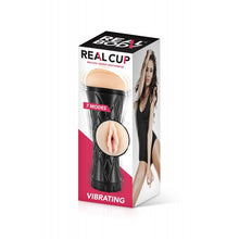Carregar imagem no visualizador da galeria, Masturbador Masculino Vagina com Vibração Real Cup
