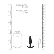 Carregar imagem no visualizador da galeria, Plug Anal 7.5cm em silicone - Shots Toys
