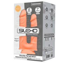 Carregar imagem no visualizador da galeria, Dildo realista duplo modelo 1 - 7” e 8” - 19.5cm e 17.5cm - SILEXD
