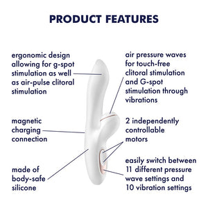 Vibrador Recarregável Pro + G-Spot by Satisfyer