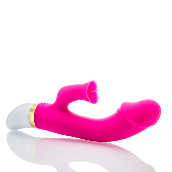 Vibrador com estimulador língua - ZENN