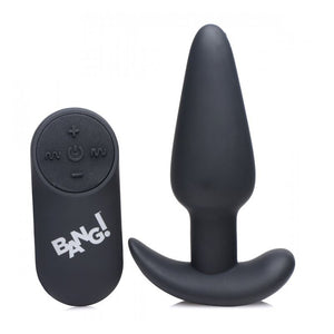Plug Anal Vibratório Recarregável em Forma de “T” com Comando sem fios - BANG
