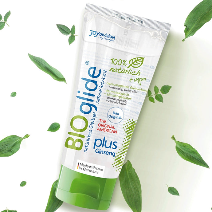 Lubrificante à base de água 100% Natural e Vegan com Ginseng - Bioglide Plus Ginseng
