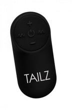 Carregar imagem no visualizador da galeria, Plug anal vibratório, recaregavel com cauda de raposa branca - TAILZ
