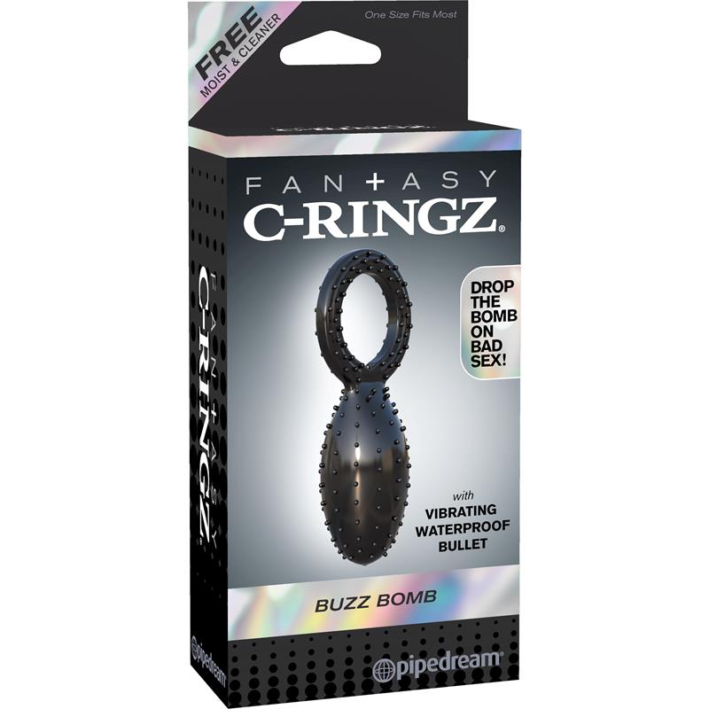 Anel Peniano com Vibração - Buzz Bomb - C-RINGZ