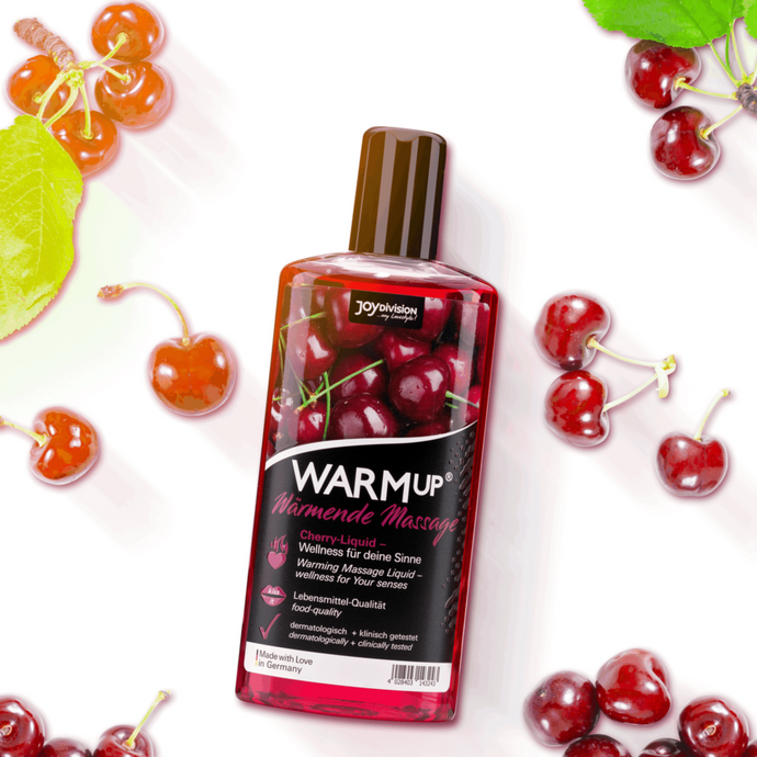 Óleo de Massagem - Efeito de Aquecimento - Cereja - 150ml - Warmup