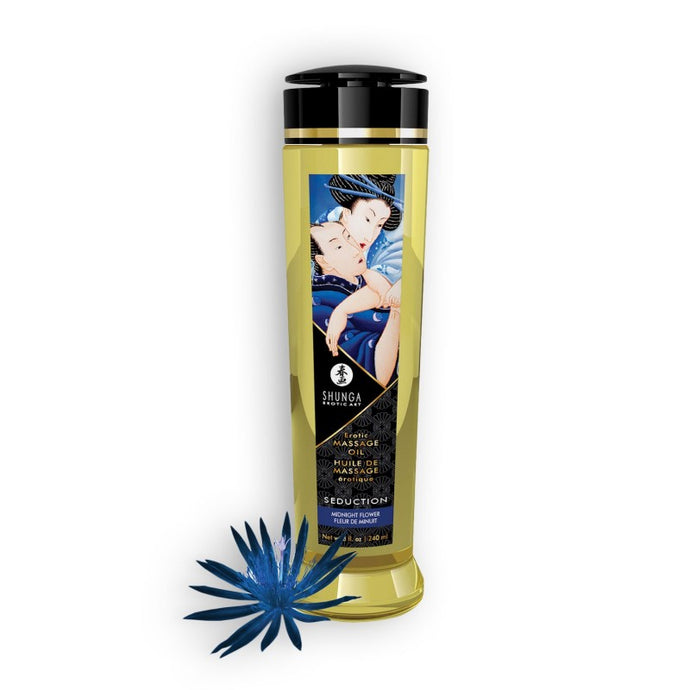 Óleo de Massagem Estimulante com Aroma a Flores - Shunga - 240ml