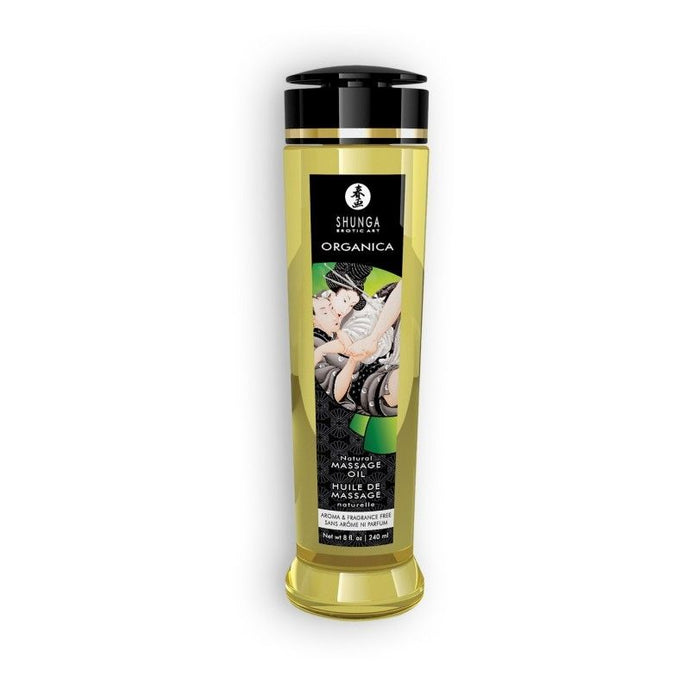 Óleo de Massagem Estimulante sem aroma Orgânica - Shunga - 240ml