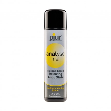 Lubrificante à base de silicone, uso anal - com Efeito Relaxante - 100ml - AnalyseMe - PJUR