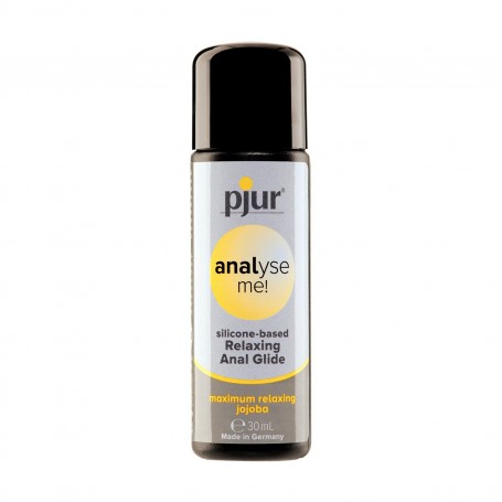 Lubrificante à base de silicone, uso anal - com Efeito Relaxante - 30ml - AnalyseMe - PJUR