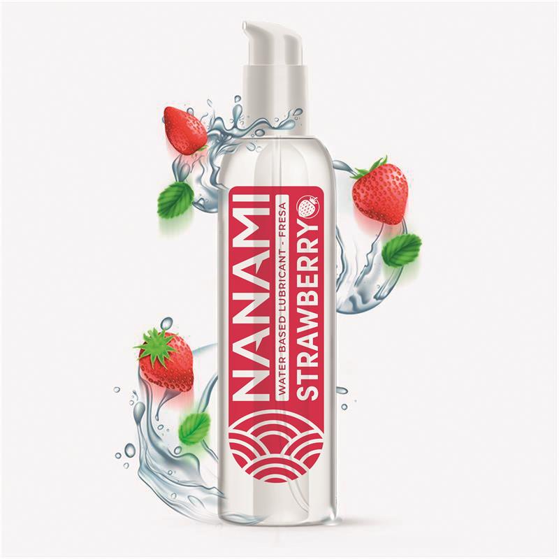 Lubrificante à base de água - Morango - Nanami - 150ml