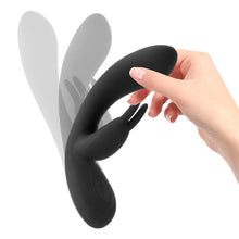 Carregar imagem no visualizador da galeria, Vibrador NOIR com Estimulador de Clitóris - Totalmente Flexível
