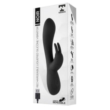 Carregar imagem no visualizador da galeria, Vibrador NOIR com Estimulador de Clitóris - Totalmente Flexível
