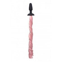 Carregar imagem no visualizador da galeria, Plug Anal com cauda de pónei cor-de-rosa - TAILZ
