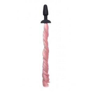 Plug Anal com cauda de pónei cor-de-rosa - TAILZ