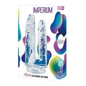 Dildo realístico duplo - 17 e 19 cm - Imperium - Alive