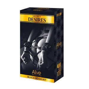 Kit Secret Desires BDSM 8 Peças Alive