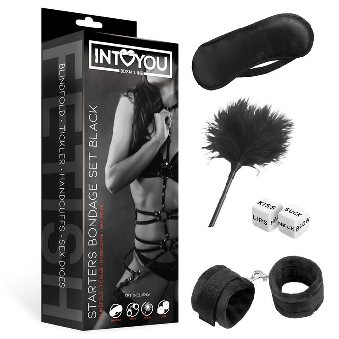 Kit BDSM com 4 peças - Starters Bondage Set - INTOYOU