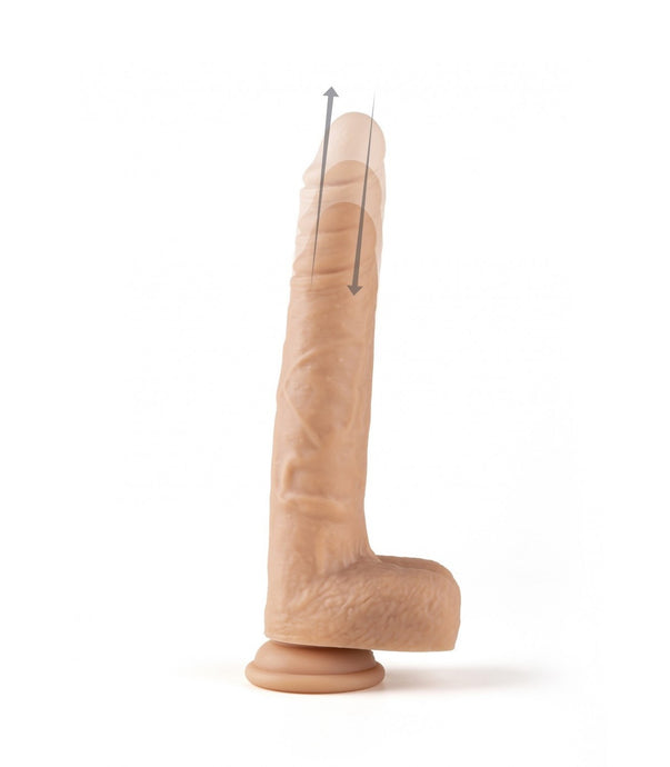 Vibrador Ultra-Realista Recarregável com Movimentos Sobe e Desce com Comando - R13 by Virgite