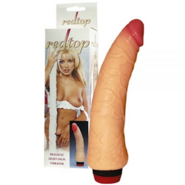 Vibrador Realístico Red Top 21cm