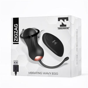 Ovo Vibratório Rotativo com Comando - ZIGZAG - TARDENOCHE
