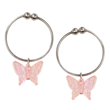 Carregar imagem no visualizador da galeria, Argolas para Mamilos com Borboletas - Bitchy Butterfly Nipple Rings
